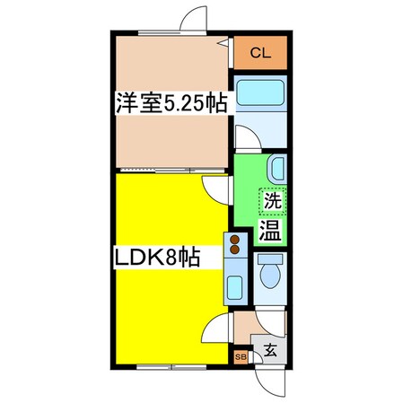 ｃｌｏｖｅｒ　ｈｏｕｓｅ（クローバーハウス）の物件間取画像